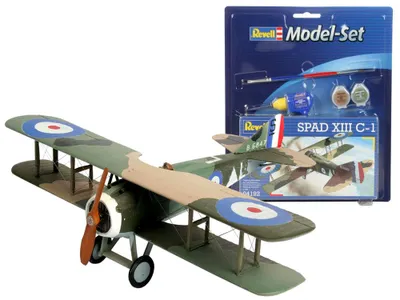 Image de Revell Kit de construction de modèles, y compris Aqua Color Avion Spad XIII C-1 1:72