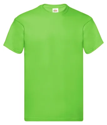 Obrázok produktu pre Fruit of the Loom – tričko „Original“ pre mužov/ženy Uni LT1822 (M) (limetka)