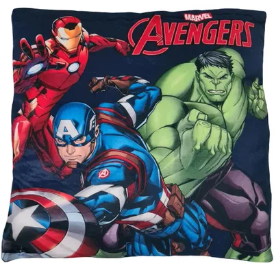 Dekokissen 40x40 cm, weich, Polyester, Avengers Hulk