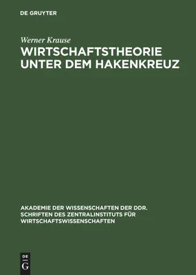 Produktbild von Wirtschaftstheorie unter dem Hakenkreuz