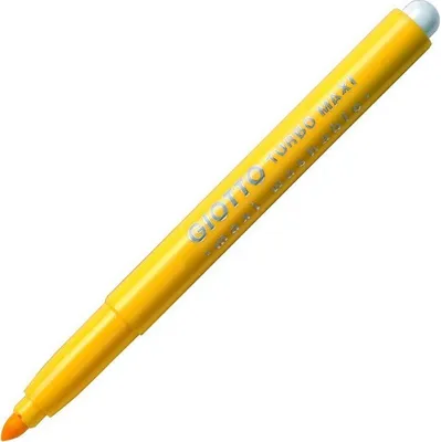 Produktbild von Giotto Turbo Maxi Maxi Point Yellow Marker 5mm abwaschbar Set 12 Stück