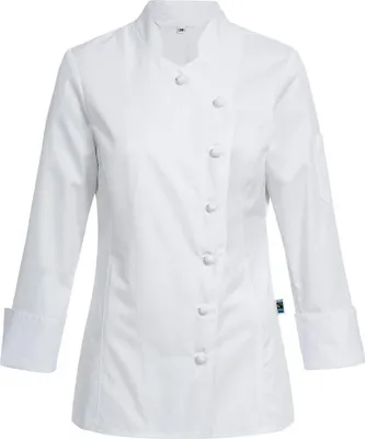 Produktbild von Greiff GASTRO-MODA Cuisine Damen Exquisit Kochjacke Regular Weiß 34