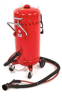 Immagine prodotto di Sabbiera a vuoto, controllo polvere e riciclo abrasivi 1 200 w, combina sabbia aspira mobile 105l esterno