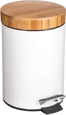 Obrázek produktu pro Eazy Living Odpadkový koš Claudien 3L Bamboo White