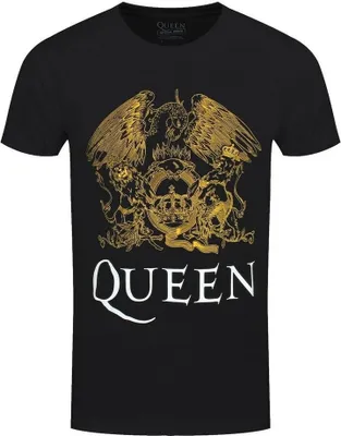 Produktbild von Queen - T-Shirt für Herren/Damen Uni RO1335 (M) (Schwarz)