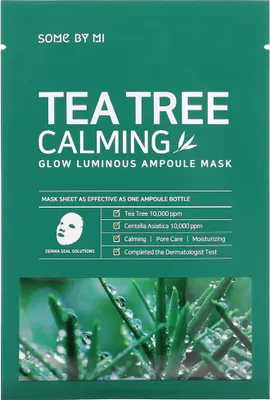 Obrázek produktu pro SOME BY MI Tea Tree Calming Glow Luminous Ampoule Mask 25 g - Ampulová maska pro zklidnění a rozzáření pleti
