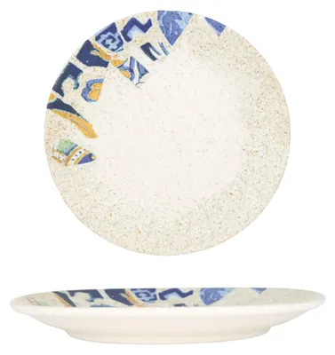Image de Assiette à dessert en porcelaine de Kütahya - Serenita - Porcelaine - 23 cm