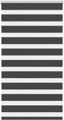 Produktbild von "2026 Promotion" Doppelrollo - Außenrollo - Schwarz 85x150 cm Stoffbreite 80,9 cm Polyester - Rollos CC24329