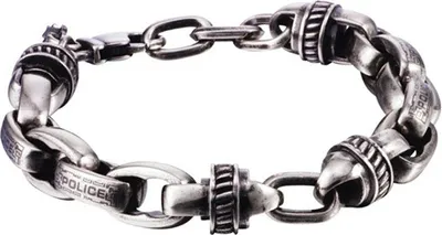 Produktbild von Herrenarmreif Police PJ22257BSB-02 Edelstahl 18 cm
