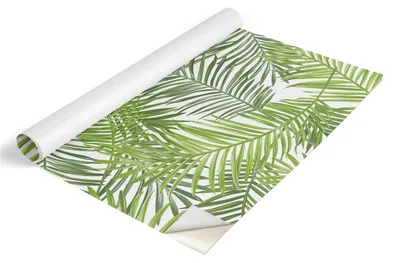 Produktbild von Tulup Möbelfolie - Klebefolie Möbel - Selbstklebende Folie 75x150 cm - Möbelfolie Schrank - Folie für Möbel - Möbelfolie Küche - Wasserdicht - Abwaschbar - Selbstklebend - Luftblasenfrei - Tropische Blätter