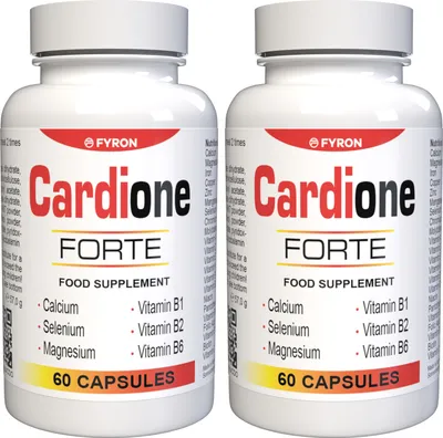Obrázok produktu pre Cardione Forte - 120 kapsúl (2 x 60 kapsúl) - balenie 2