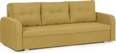 Produktbild von BERLIN 3-Sitzer-Sofa mit Schlaffunktion - Gelb