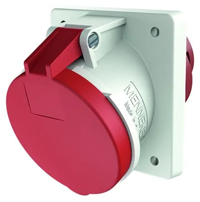 Productafbeelding van Mennekes 63A5P 6H400V Inbouwdoos TA 1155A IP44 85x77mm
