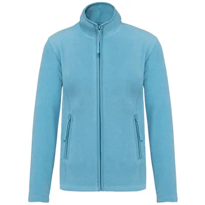Produktbild von Kariban Damen Fleece Jacke Micro Fleecejacke Windjacke Winterjacke, Größe:XS, Farbe:Cloudy Blue Heather