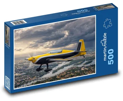 Obrázok produktu pre Puzzle 500 Lietadlo nad mestom - martinpuzzle