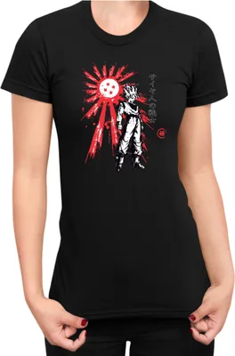 Zdjęcie produktu dla Koszulka Damska Dragon Anime Manga Ball Z Goku 34, Lady M / Czarny