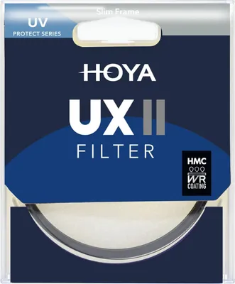 Produktbild von HOYA UV-Filter UX II 52 mm mit schlankem Rahmen, wasserabweisend und entspiegelt