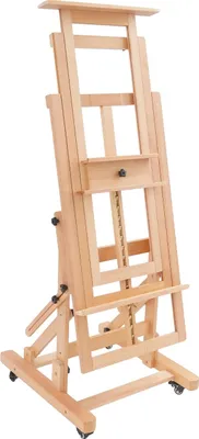 Obrázek produktu pro Výškově nastavitelný stojan z masivního dřeva, Burlywood