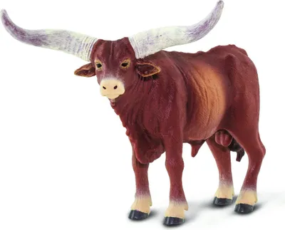 Image de Safari 100202 - Figurine, taureau Watussi 9,5cm