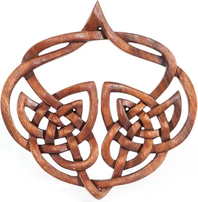 Produktbild von Wandbild Keltische Herz-Deko - Holz handgemacht celtic Wanddekoobjekt