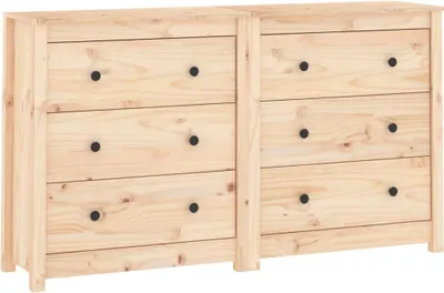 Obrázek produktu pro vidaXL Příborník 140x35x80 cm z masivního borovicového dřeva