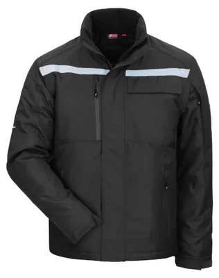 Produktbild von 10x NITRAS MOTION TEX PLUS, Parka, schwarz (Farbcode: 1000), 300 g/qm, hoher Tragekomfort dank verlängertem Rücken, windabweisende und wasserdichte Eigenschaften aufgrund verschweißter Nähte, verstellbare Ärmelabschlüsse mit Klettverschluss und Kordelzu| Packung (1 Stück)