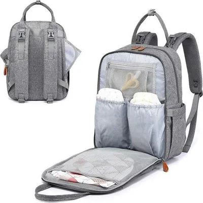 Image de Sac à dos pour bébé - grand sac à dos pour bébé, grande capacité, nombreux accessoires