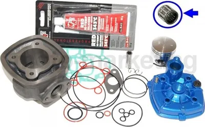 Produktbild von 70 Racing Zylinder DICHTUNGEN Kopf KIT Set für Piaggio NRG 50 MC2 DD NTT bisBj99 Zylinderkit