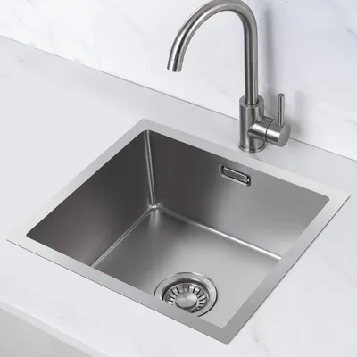 Produktbild von LOMAZOO Spülbecken Küchenspüle Cyllene 40*40 Edelstahl Seidenglanz