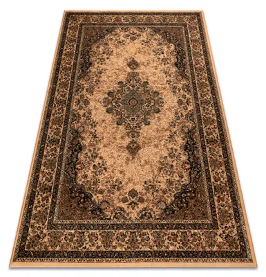 Obrázek produktu pro Koberec KASHQAI 4355 100 orientální, rám, ornament béžový / zelená béžový 200x300 cm