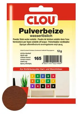 Produktbild von Clou Pulverbeize eiche dunkel 12 g