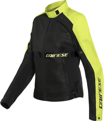 Obrázok produktu pre Dainese Ribelle Air Tex dámska textilná bunda na motorku, čierna/žltá, 38