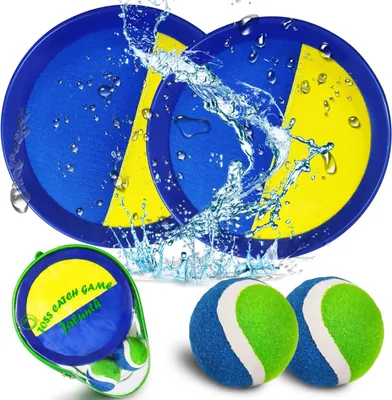 Produktbild von Klettballspiel Klettball Strandspielzeug Strandspiele Wurfspiel Kinder Erwachsene Garten Outdoor Draußen Strand Wasserdicht Spielzeug Spiele