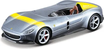 Produktbild von Maisto - Speed Icons - Ferrari Monza SP1, silber-gelb, 1:64