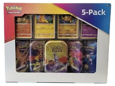 Zdjęcie produktu dla Pokemon Kanto Power Mini Tin 5-Pack Box