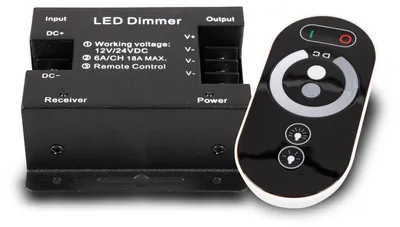 Produktbild von LED Strips Dimmer PWM 12/24V bis 18A Touch RF-Fernbedienung