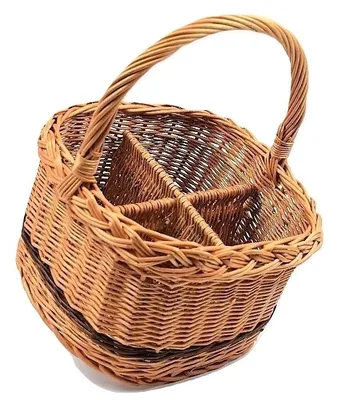 Zdjęcie produktu dla Koszyk wiklinowy na butelki Kp-011