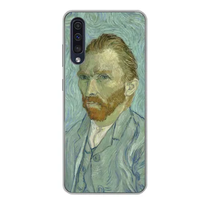 Produktbild von MuchoWow® Handyhülle Schutzhülle Hülle für Samsung Galaxy A50 Selbstporträt - Vincent van Gogh Silikon Softcase Handy Hülle - Mobiltelefonhülle