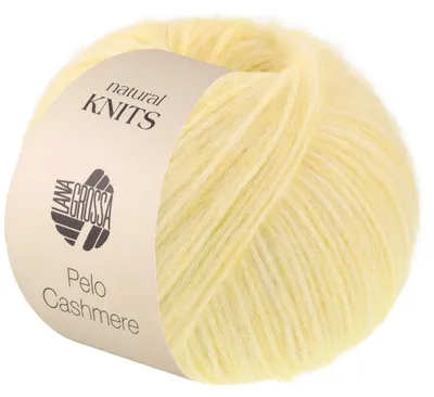 Produktbild von Lana Grossa PELO CASHMERE 50 g Kaschmir Alpaka Wolle 125 m Farbe 001 - Rohweiß/Creme