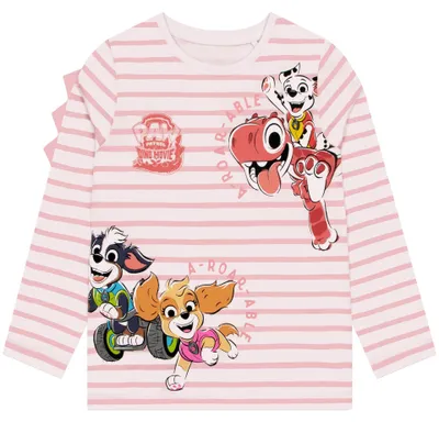Produktbild von PAW PATROL Langarm T Shirt Mädchen mit Skye, Marshall & Rhubarb, 104