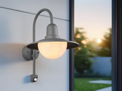 Produktbild von LED Außenwandleuchte in Anthrazit moderne Laterne - Außenwandlampen für Hauswand