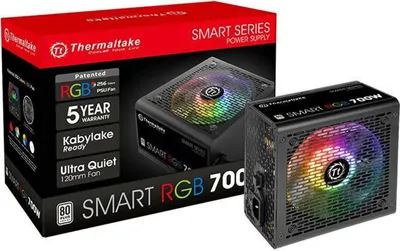 Produktbild von Thermaltake PC- Netzteil SMART RGB 700W 80+; PS-SPR-0700NHSAWE-1
