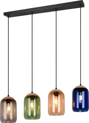 Produktbild von TRIO-Leuchten Pendelleuchte CORK BHT 90x150x15 cm bunt Hängelampe Hängeleuchte
