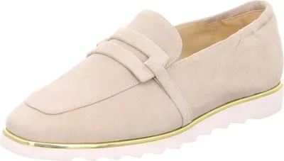 Produktbild von Ara Damen Mokassin Slipper aus Veloursleder in Beige