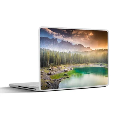 Produktbild von MuchoWow® Laptop Aufkleber Sticker Cover Dolomiten - Wasser - Italien 32.5x23.5 cm - Sticker für Laptop - Selbstklebend