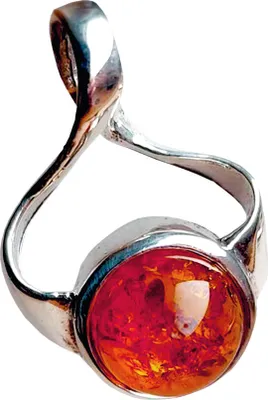 Produktbild von Damen Edelstein Anhänger Bernstein aus 925 er Sterling Silber