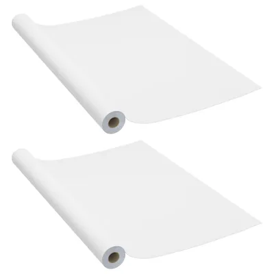 Produktbild von vidaXL Möbelfolien Selbstklebend 2 Stk. Weiß 500x90 cm PVC