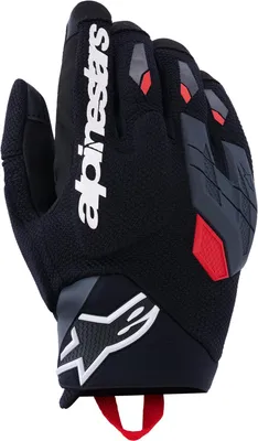 Obrázok produktu pre Motocyklové rukavice Alpinestars Durack, čierna/sivá/červená, M