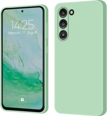 Produktbild von Hülle für Samsung Galaxy 23+ Plus Case Cover Bumper Silikon Softgrip Schutzhülle Farbe: Türkis