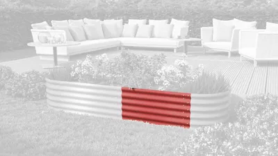 Produktbild von Vitavia Erweiterung "Stretched" für Hochbeet "401" rubin rot 80 x 40 cm